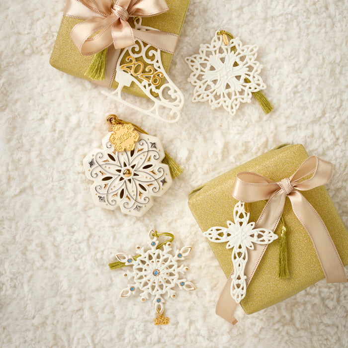 2026 Snow Fantasies Cross Ornament