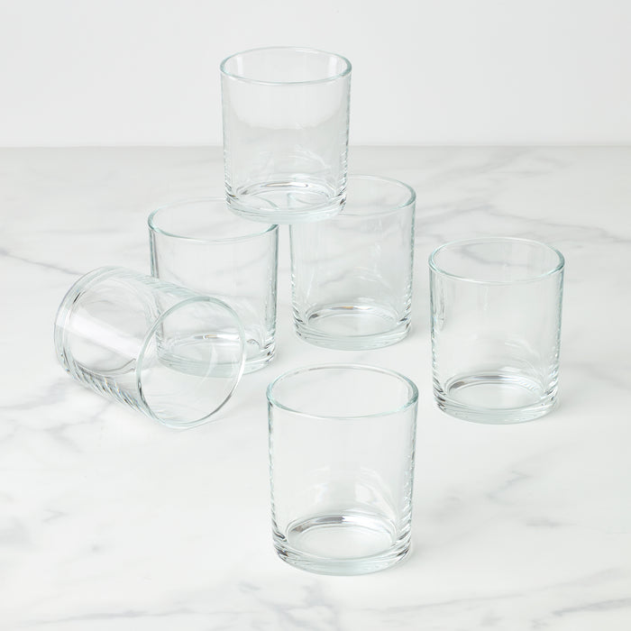 24 Seven Clear Medium Tumblers, Set of 6