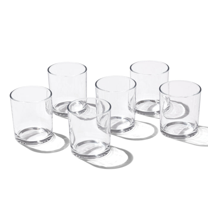 24 Seven Clear Medium Tumblers, Set of 6