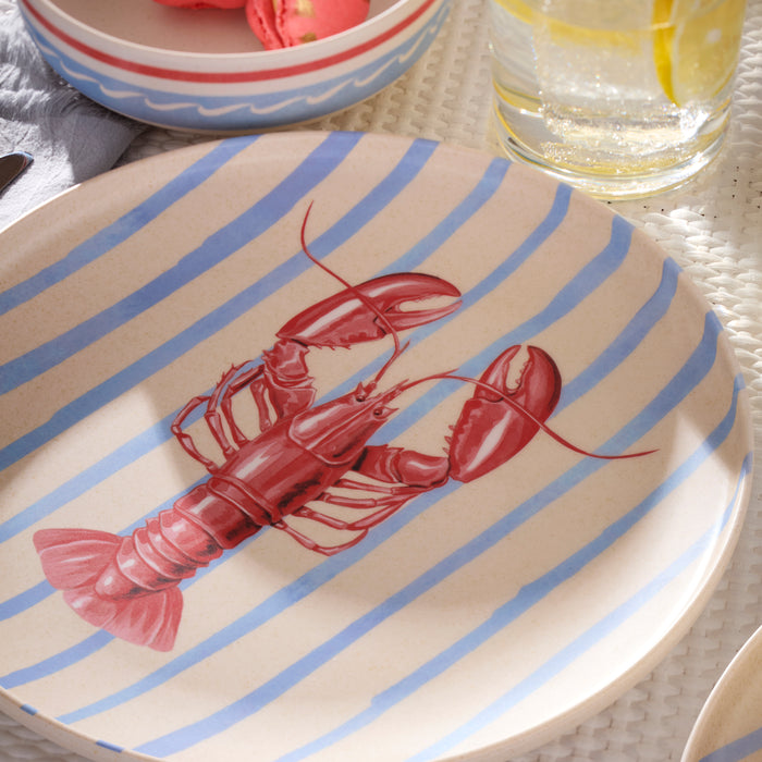 24 Seven Melamine Wharfside 24-Piece Dinnerware Set