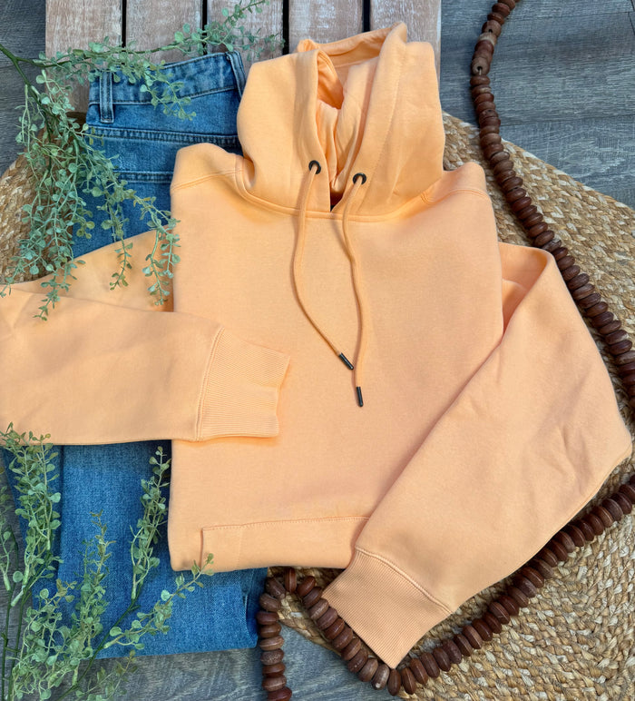 Apricot Plain Hoodie