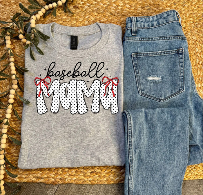 Baseball Mama Grey Tee