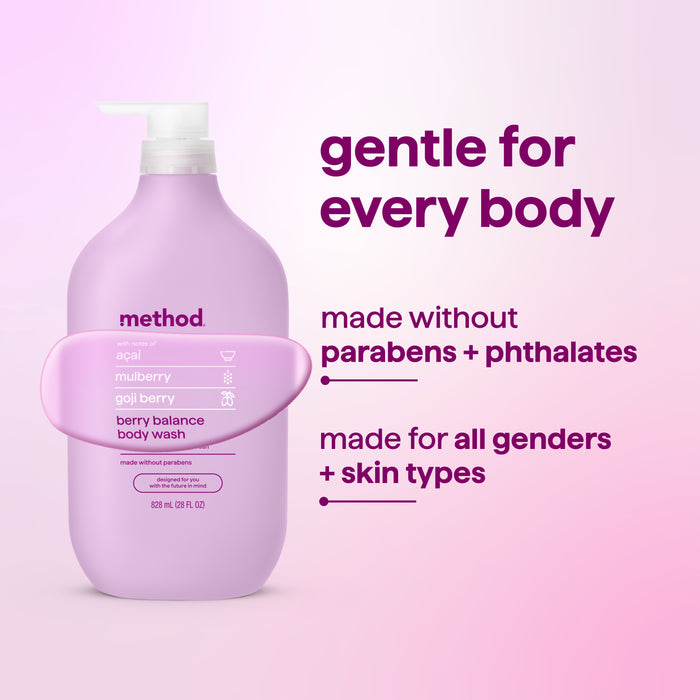 body wash - berry balance, 28 fl oz