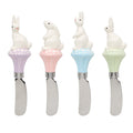 Bunny Hop Cheese Spreaders, Set of 4