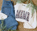 Camo Mama Ivory Comfort Colors Crewneck