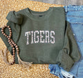 Camo Tigers Olive Crewneck