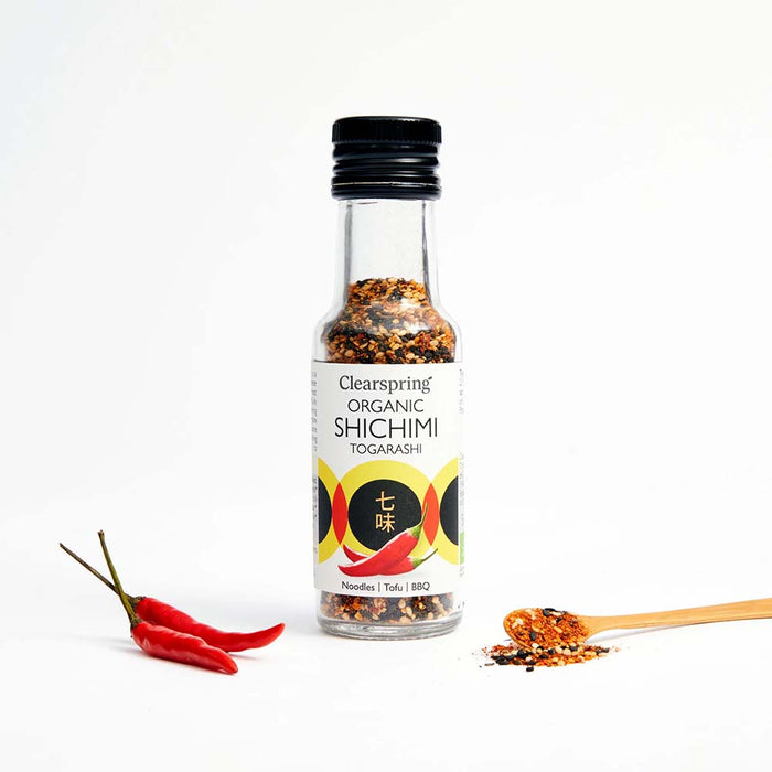Clearspring Organic Shichimi Togarashi - Seven Spice Blend texture