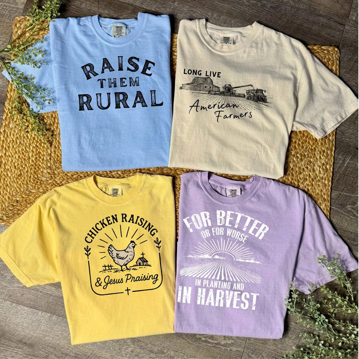 Comfort Colors Tees - Four Designs