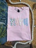 Coquette Nana Light Pink Tee