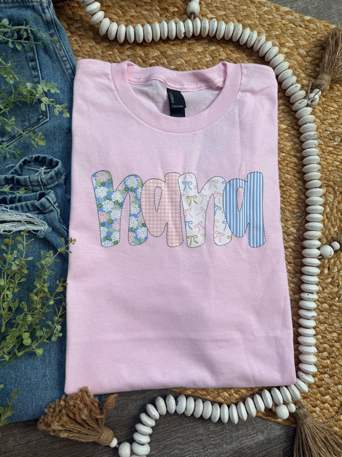 Coquette Nana Light Pink Tee