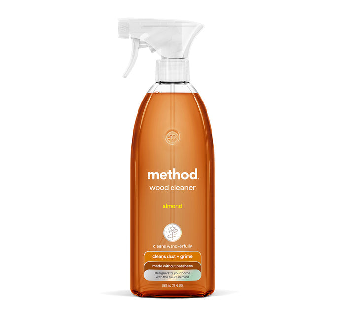 daily wood cleaner - almond, 28 fl oz