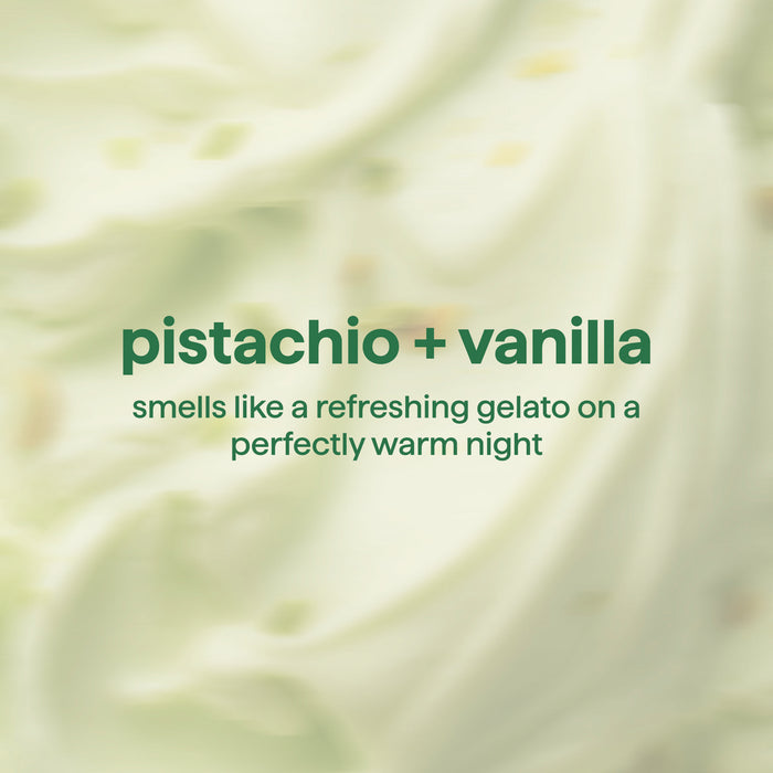 dream foam | foaming body wash - pistachio + vanilla, 13.5 fl oz