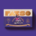 Fatso Nan's Stash Chocolate Bar packaging