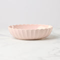 French Perle Scallop Blush Serving Bowl