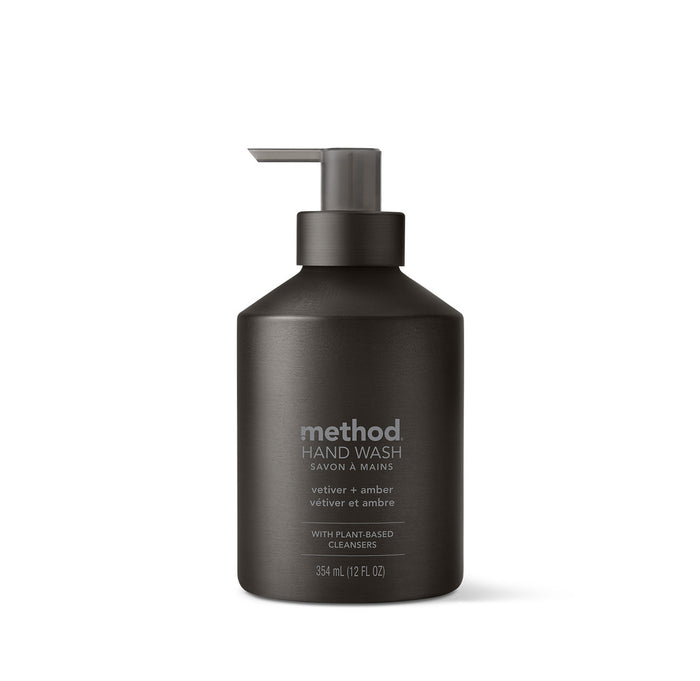 gel hand wash - vetiver + amber, 12 fl oz