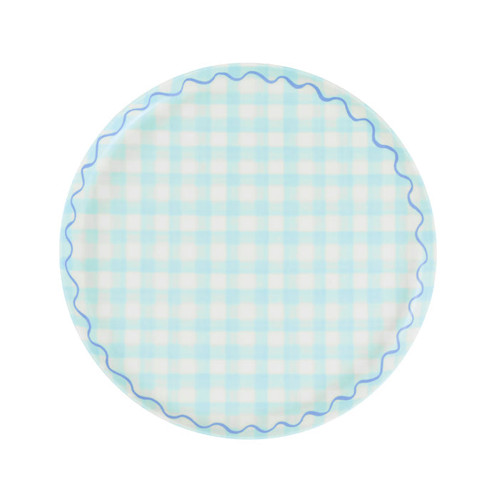 Gingham Reusable Small Plates