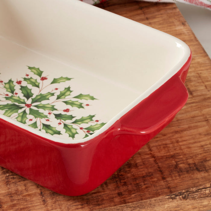 Holiday Rectangular Mini Baking Dish