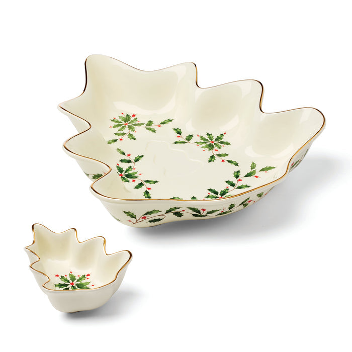 Holiday Tree Chip & Dip Set