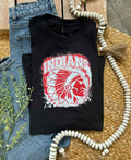 Indians Black Tee - Adult & Youth Sizes