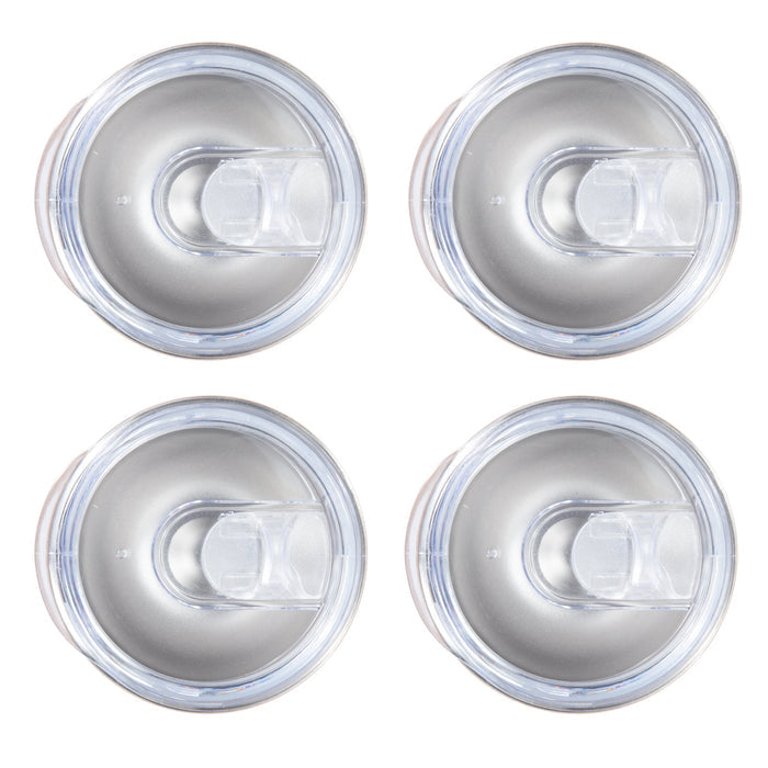 Insulated Woodgrain Wine Tumblers, Set of 4