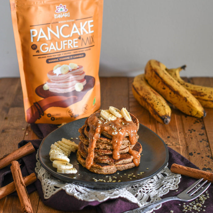 Iswari Pancake & Waffle Mix - Banana, Hemp and Cinnamon