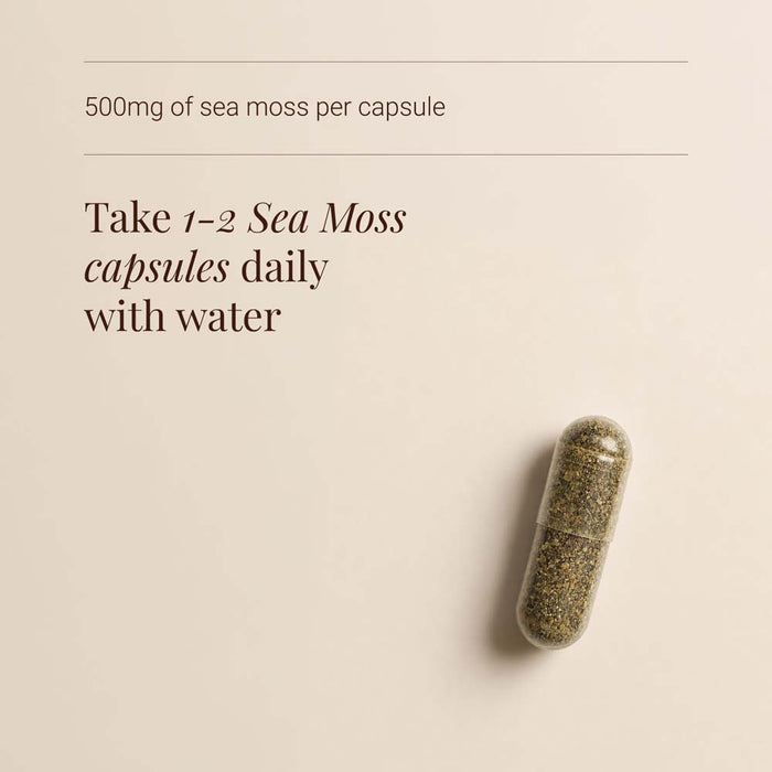 Kiki Health Sea Moss capsules directions