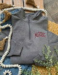 Maroons Graphite 1/4 Zip - Adult & Youth Sizes