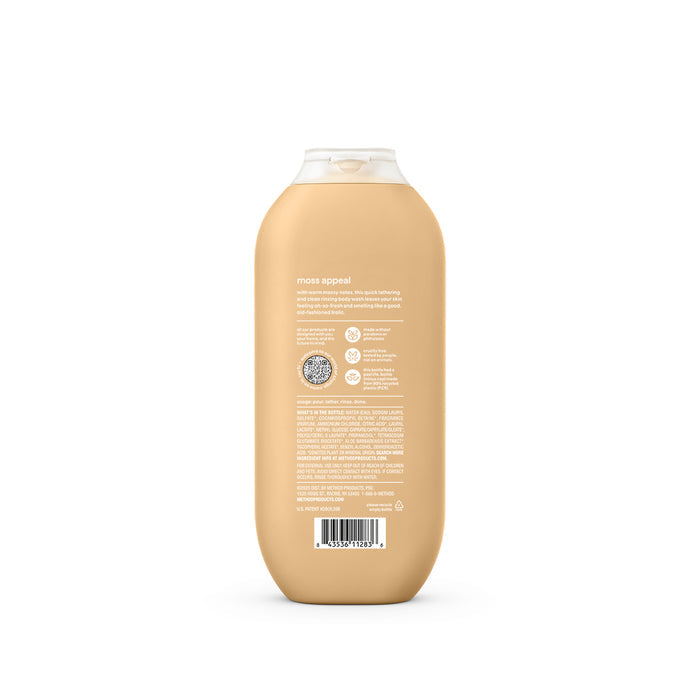 men's body wash - moss + meadow, 18 fl oz