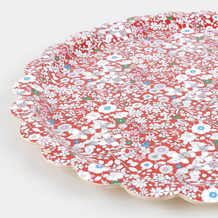 Meri Meri x Liberty Red June's Meadow Small Tray