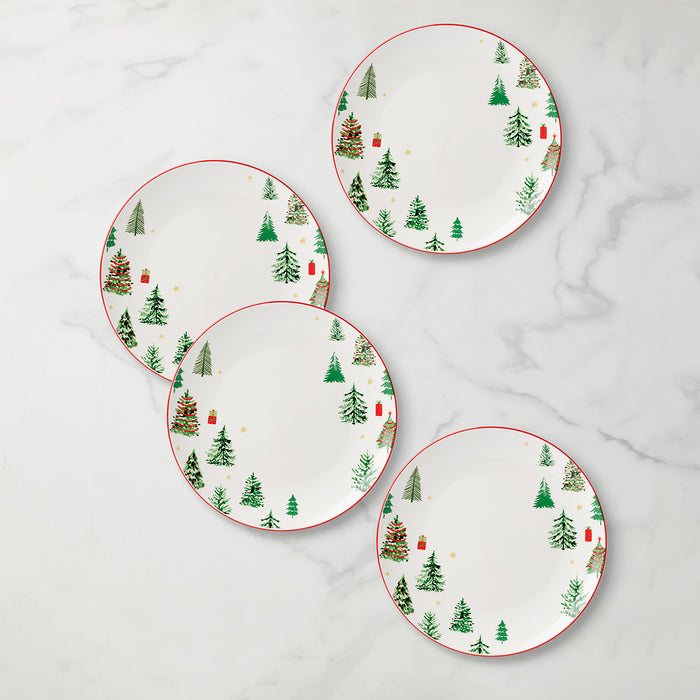 Merry & Bright Dinner Plates, Set of 4