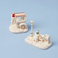 Mistletoe Park 2-Piece Parkbench & Chestnut Seller Figurine Set