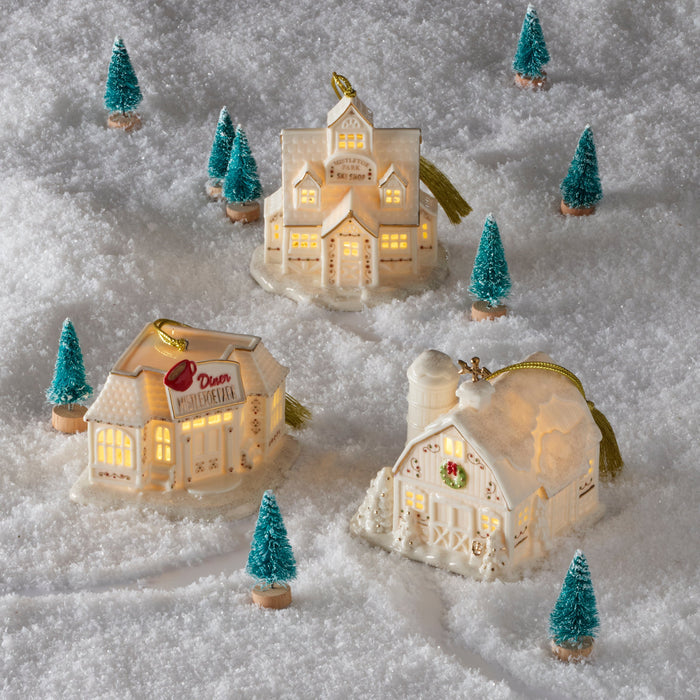 Mistletoe Park Barn Lit Ornament