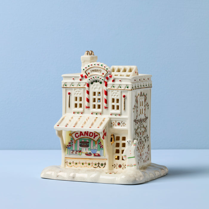 Mistletoe Park Candy Shoppe Lit Figurine