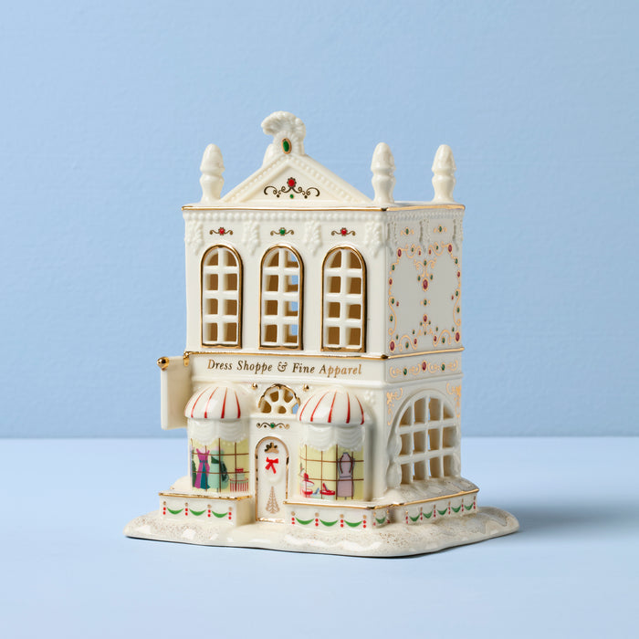 Mistletoe Park Dress Shoppe Lit Figurine