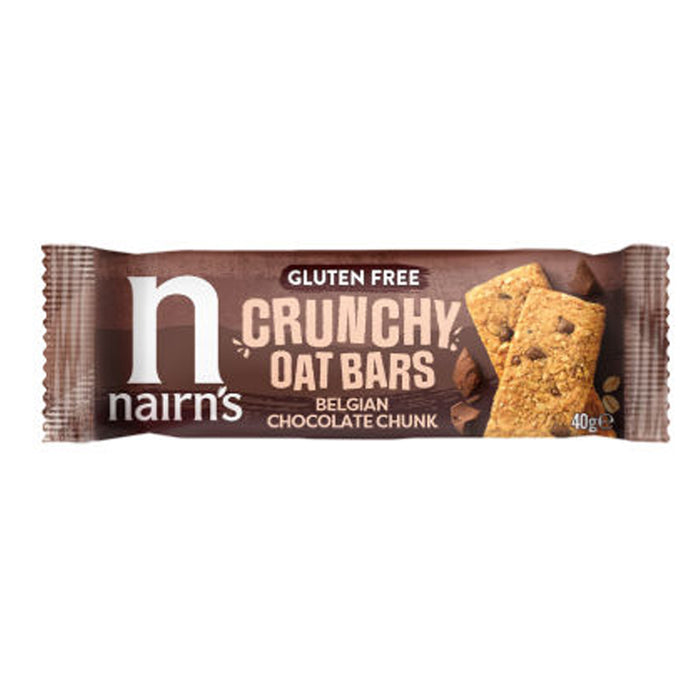 Nairn's Belgian Chocolate Chunk Crunchy Oat Bars