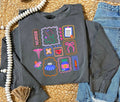 Neon Nurse Design Pepper Comfort Colors Crewneck