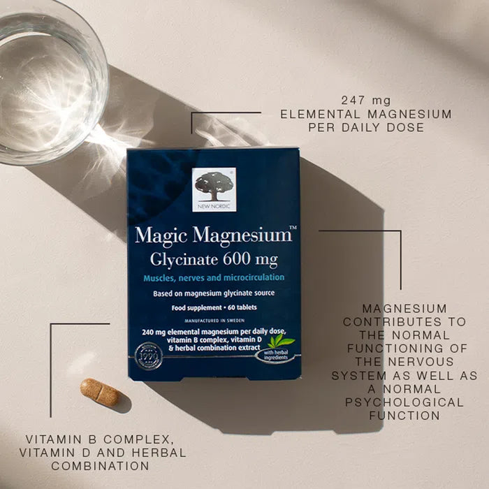 New Nordic Magic Magnesium Glycinate 600mg