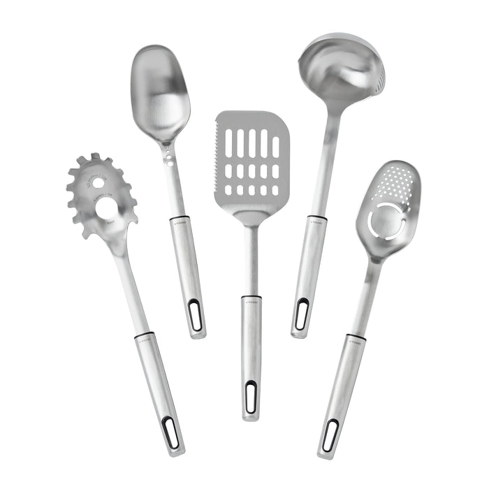 Oneida Kitchen Stainless Steel 5-Piece Kitchen Tools Set