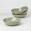 Organic Shades Sage Green Pasta Bowls, Set of 4