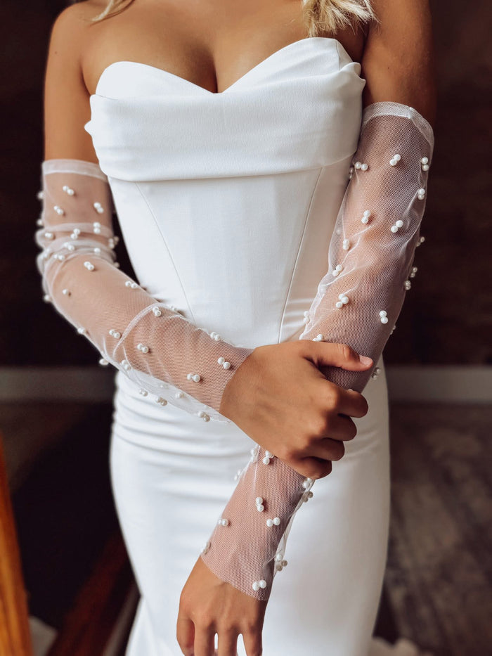 Pearl Detail Sleeves