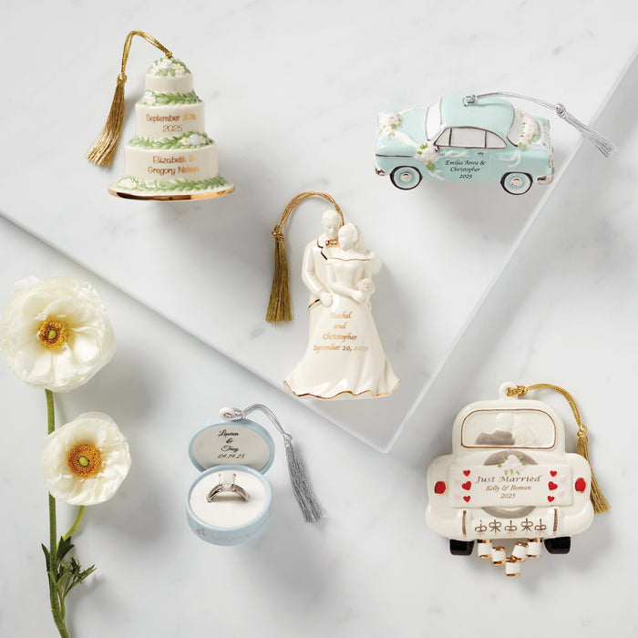 Personalized Just Married Ornament