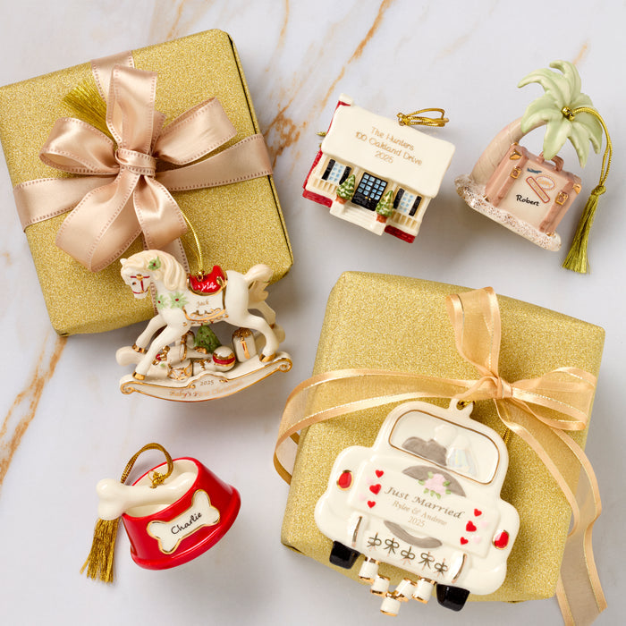 Personalized Just Married Ornament