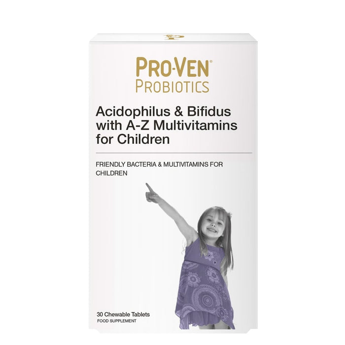 Proven Probiotics Acidophilus & Bifidus with A-Z Multivitamins for Children