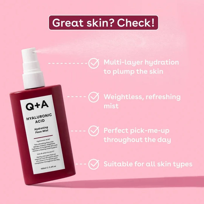 Q+A Hyaluronic Acid Face Mist - 100ml