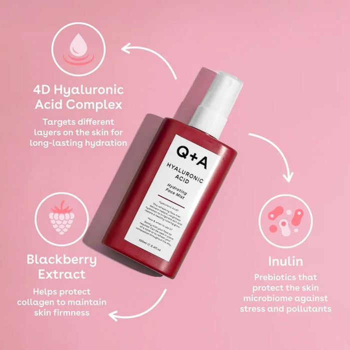 Q+A Hyaluronic Acid Face Mist - 100ml