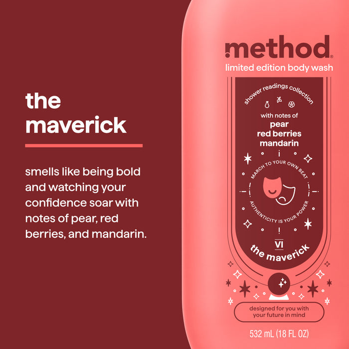 Shower Readings Body Wash, The Maverick, 18oz