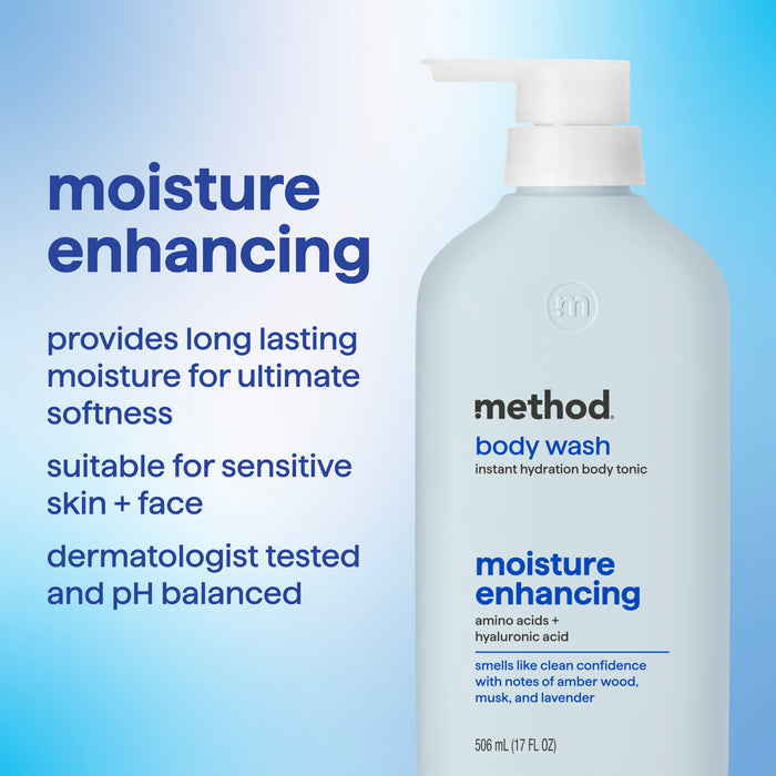smooth hydration micro buffing + moisture enhancing body wash tonic bundle, 34 fl oz