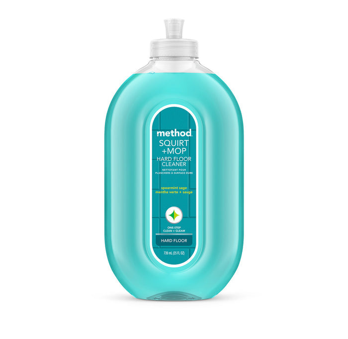 squirt + mop hard floor cleaner - spearmint sage, 25 fl oz