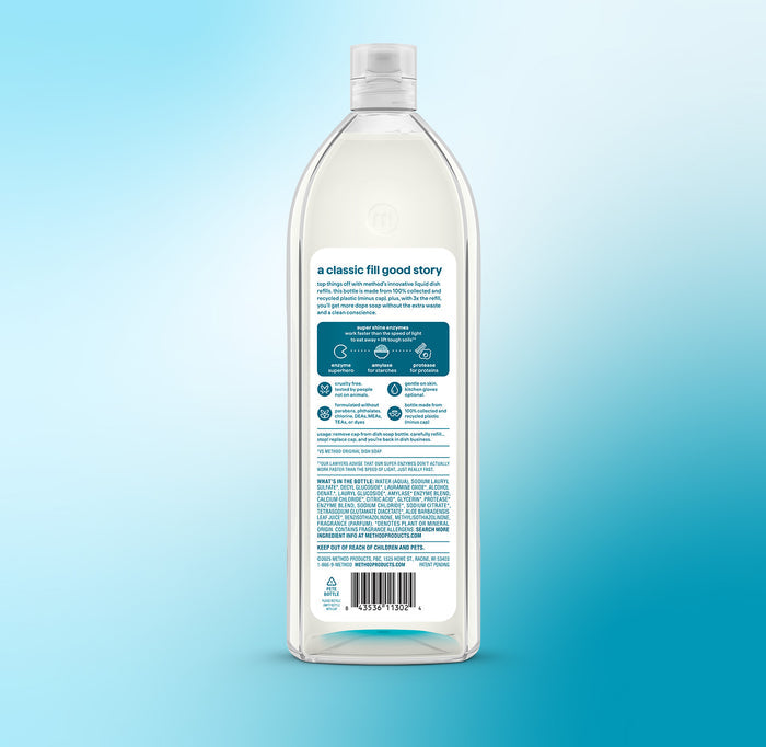 super shine liquid dish soap refill - dewy daze, 48 fl oz