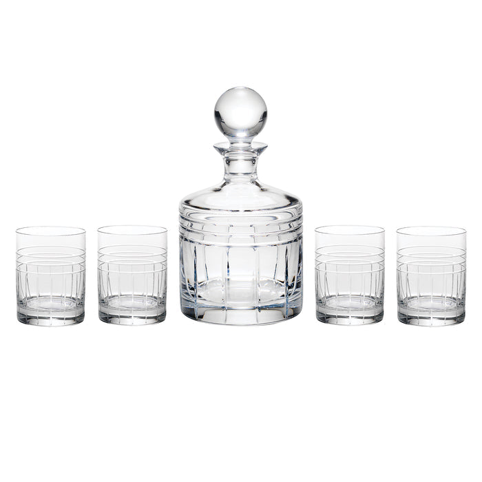 Tempo Crystal 5-Piece Whiskey Set